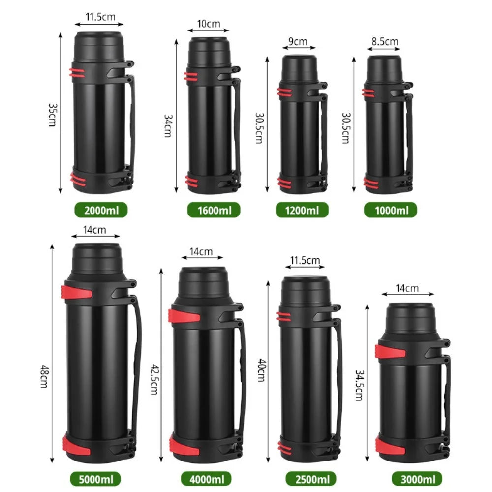 Termo Acero Inoxidable Gran Capacidad Viaje Chile