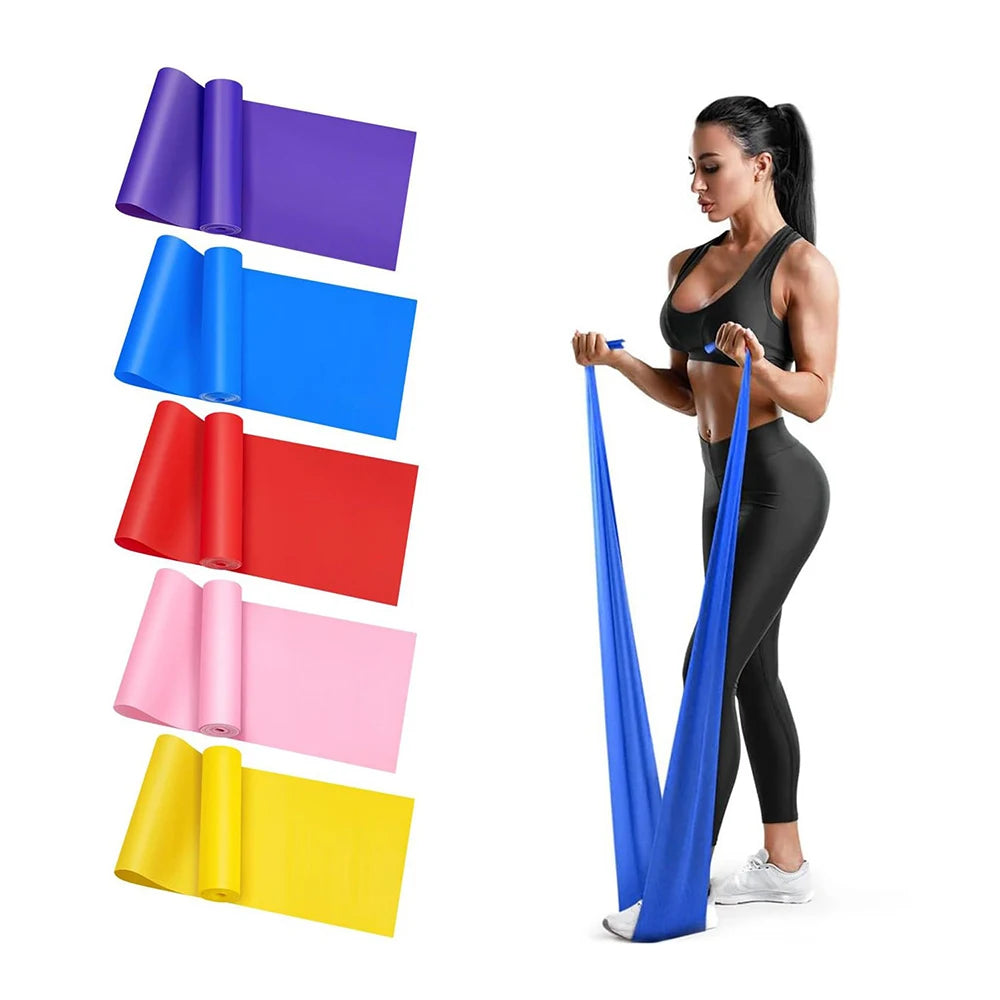 Bandas Resistencia Bucle Set 5 Pilates Yoga Chile