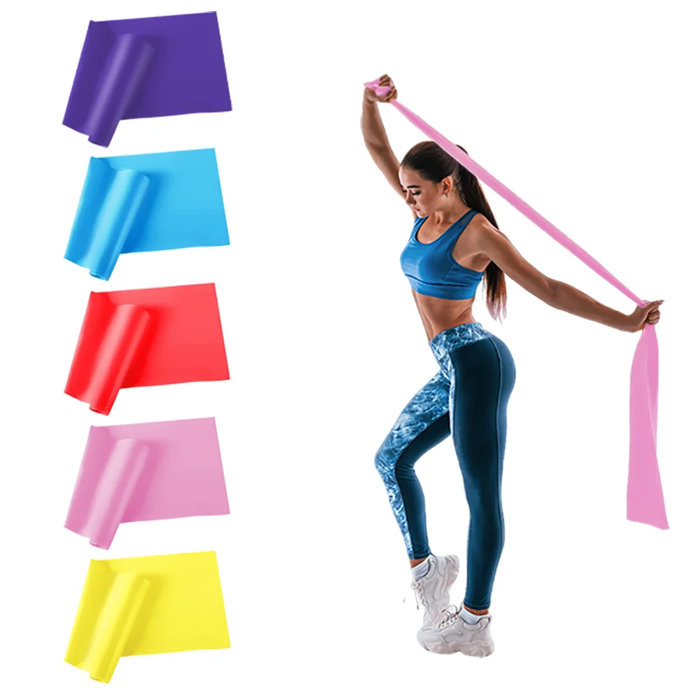 Bandas Resistencia Bucle Set 5 Pilates Yoga Chile