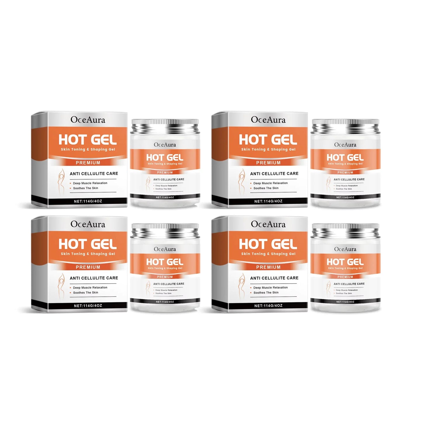 Crema Corporal con Efecto Calor - Cuidado y Tonificación Corporal Chile