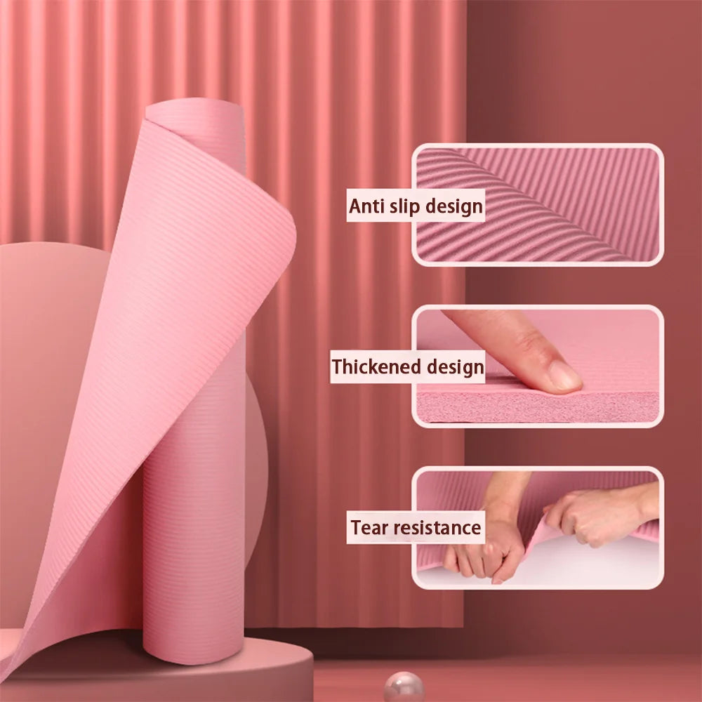 Tapete Yoga Premium Antideslizante 8mm Ejercicio Chile