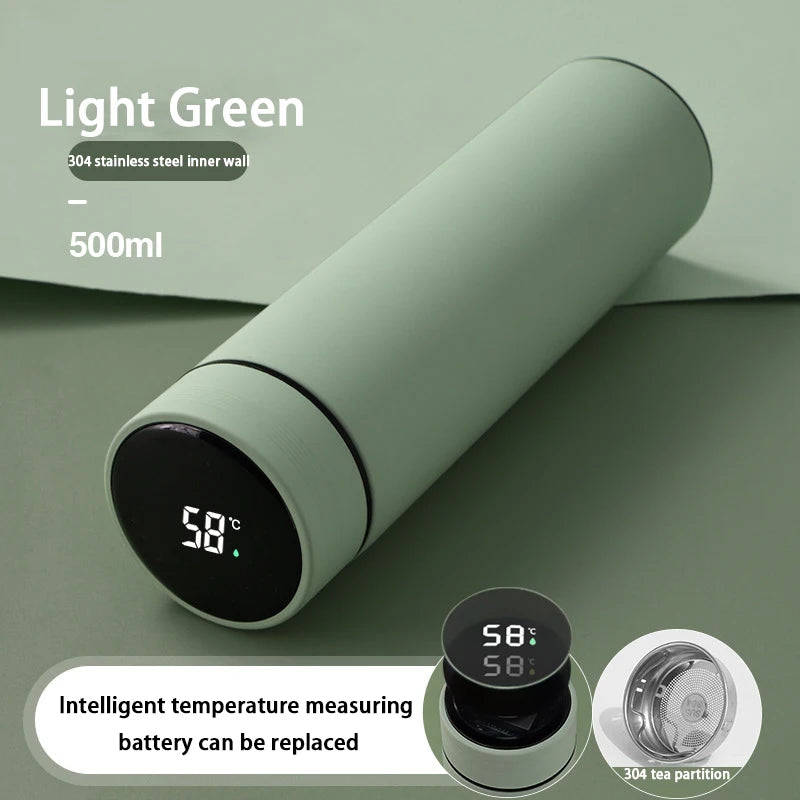 Botella Agua Digital Inteligente Térmica Acero Chile