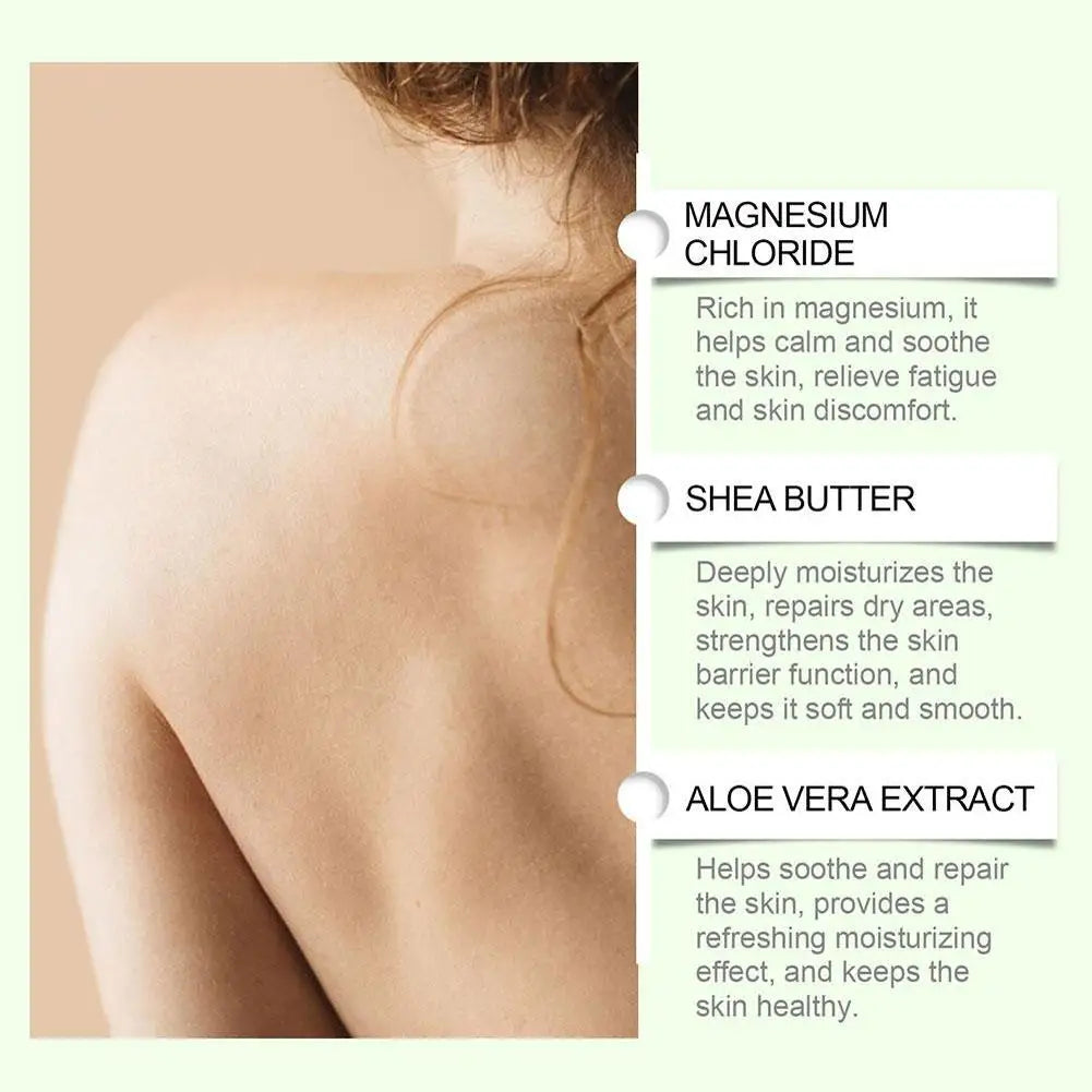 Crema de Magnesio Natural Piernas y Pies - Hidratación Profunda Chile