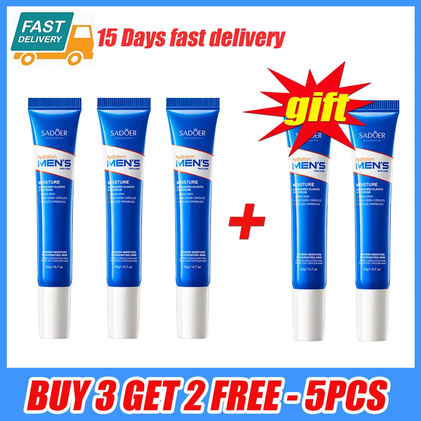 Crema Hidratante Contorno de Ojos para Hombres - Cuidado Facial Chile